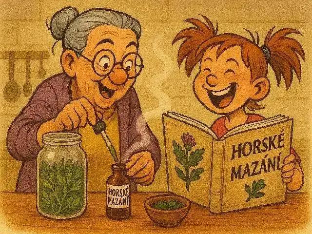 Horské mazání Receptář